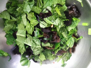 Roasted Fungus with Chinese Cabbage recipe