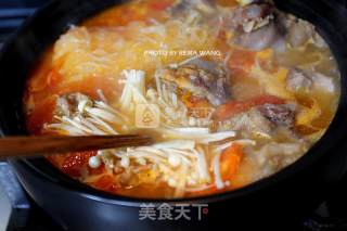 Tomato Pork Bone Hot Pot recipe