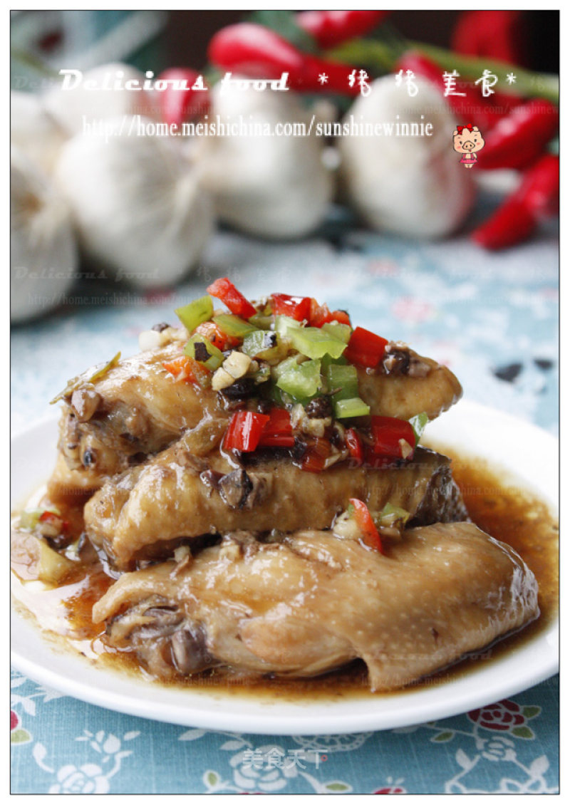 Simple and Delicious Steamed Out-----soy Sauce Chicken Wings recipe