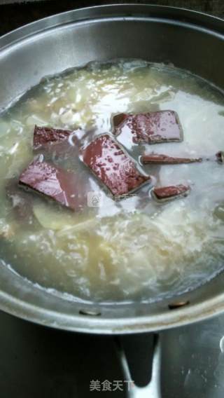 Duck Blood Vermicelli Soup recipe