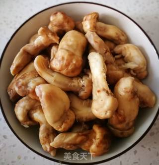 #我最爱的家常菜# Matsutake Mixed with Diced Cucumber recipe