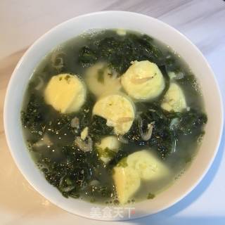 Yuzhi Tofu, Seaweed and Shrimp Skin Soup recipe