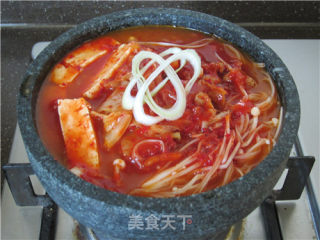 Korean Stone Pot Kimchi Soup recipe