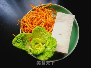 Stewed Tofu with Cordyceps Flower recipe