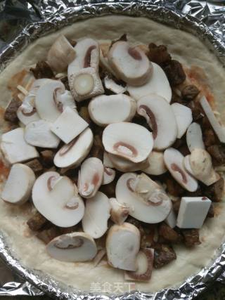 Beef Mixed Vegetable Pizza recipe