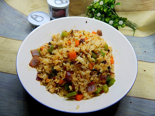 Fried Rice with Mushroom Sauce recipe