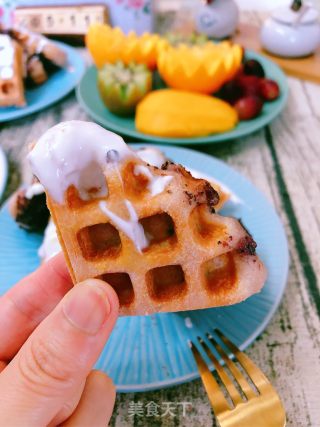 Kale Multigrain Nut Waffles recipe