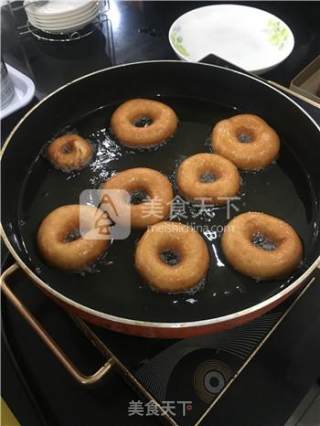 Chocolate Powdered Sugar Donuts recipe