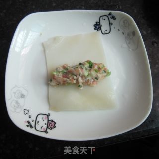 Steamed Pork Noodle Rolls recipe