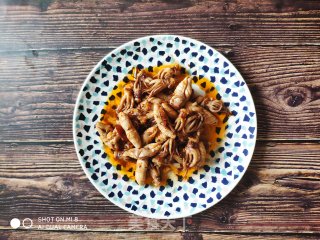 Stir-fried Squid with Meat, Meat and Vegetables recipe