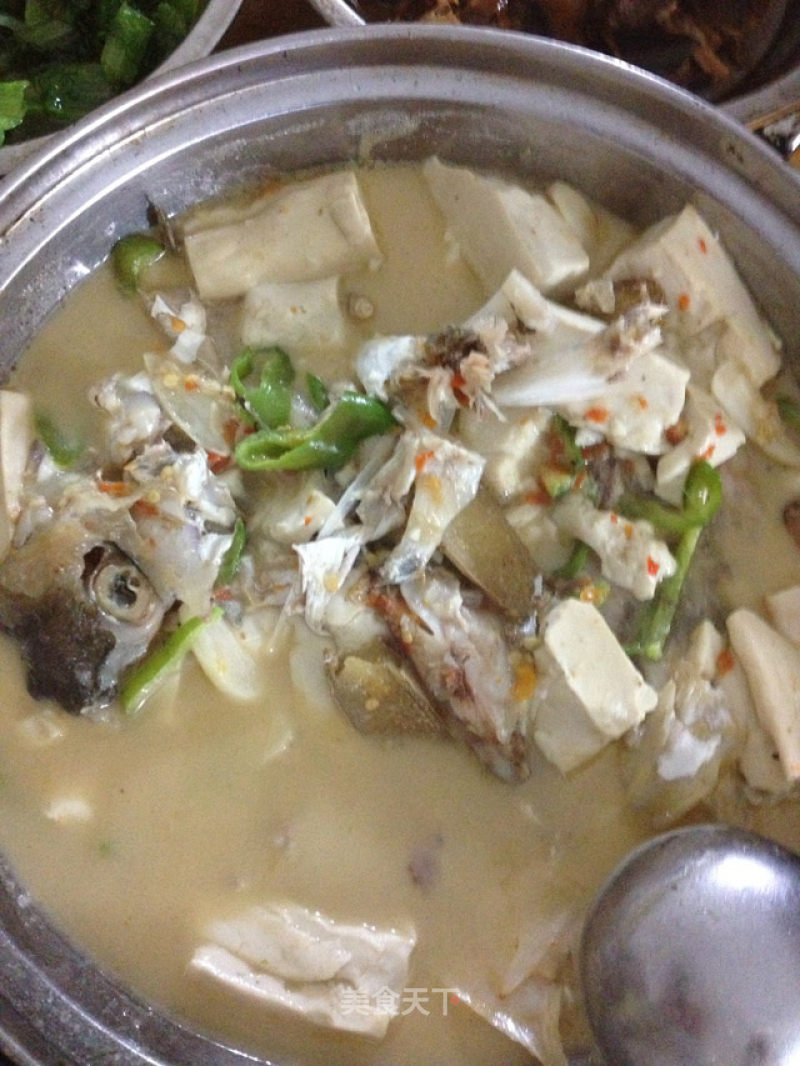 Fish Head Boiled Tofu recipe