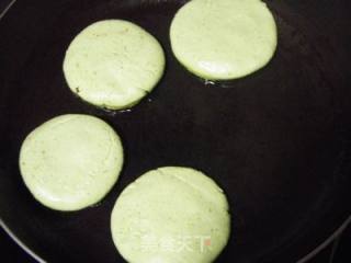 【creative New Dishes】spinach Bean Paste Cake recipe