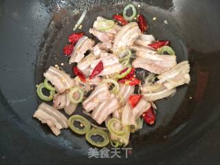 Stir-fried Pork with Moss recipe