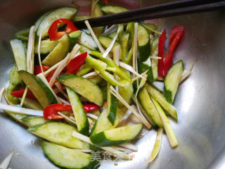 Cucumber with Pork Liver recipe
