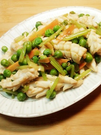 Raw Fried Squid Flower recipe