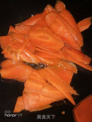 Sausage Fried Carrots recipe