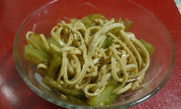 Bitter Gourd with Clouds recipe