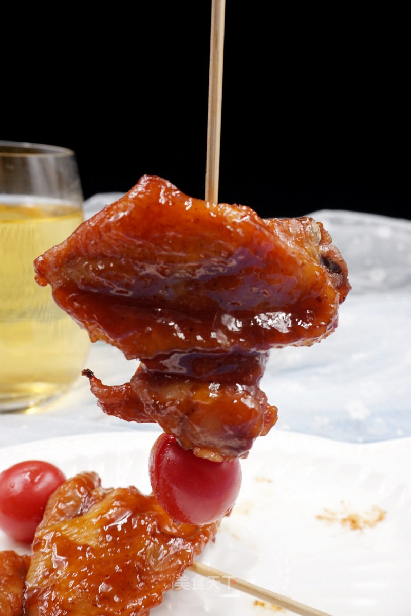 #aca烤明星大赛#garlic Roasted Wings recipe