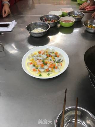 Steamed Eggs with Clams recipe