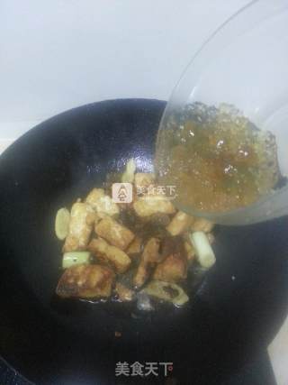 Stir-fried Tofu with Peach Gum recipe