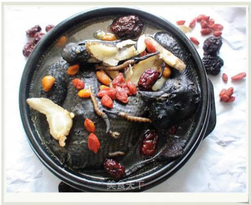 Cordyceps and Ginseng Black Chicken Soup