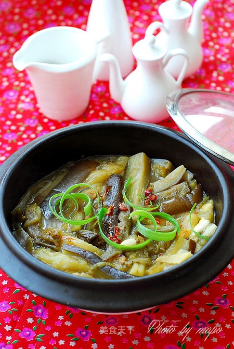 Super Food-salted Fish and Eggplant Pot (free Fried Version) recipe