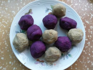 Crystal Purple Sweet Potato Mooncake recipe