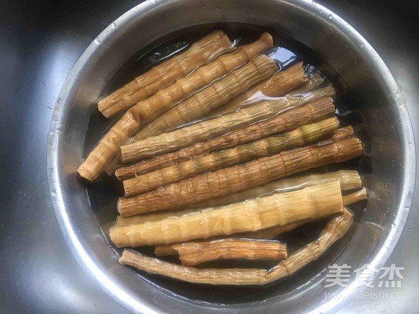 Stir-fried Dried Bamboo Shoots recipe