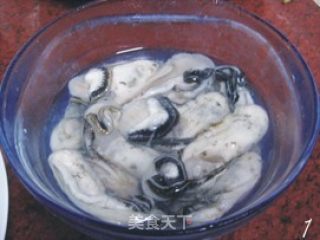 Roasted Oysters with Leek recipe