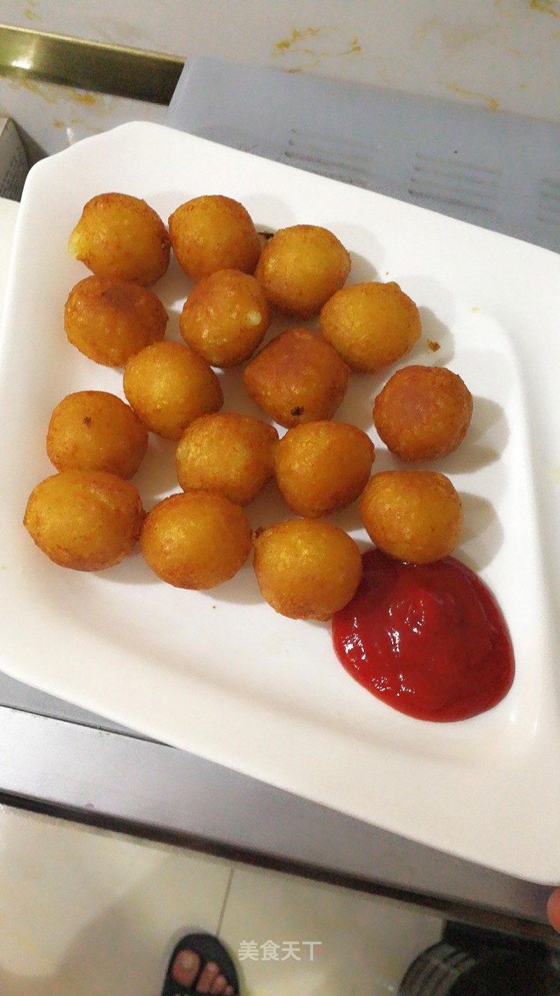 Mashed Potato Meatballs recipe