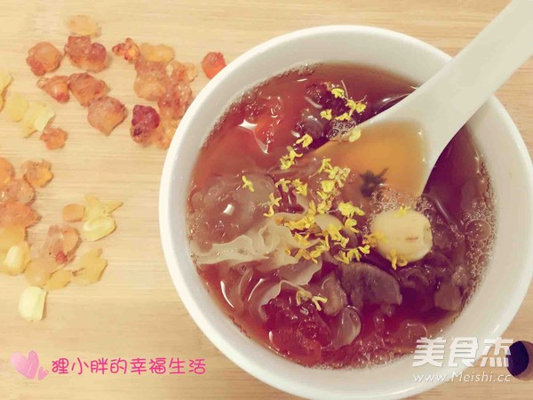 Osmanthus Peach Gum Soap Rice Soup recipe