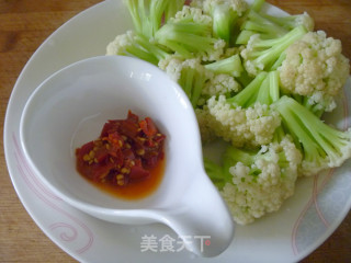 [yiru's Private Kitchen Quick Hand Fried] Side Dishes---chopped Pepper Cauliflower recipe