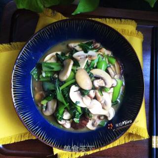 Stir-fried Vegetables with Mushrooms and Shiitake Mushrooms recipe