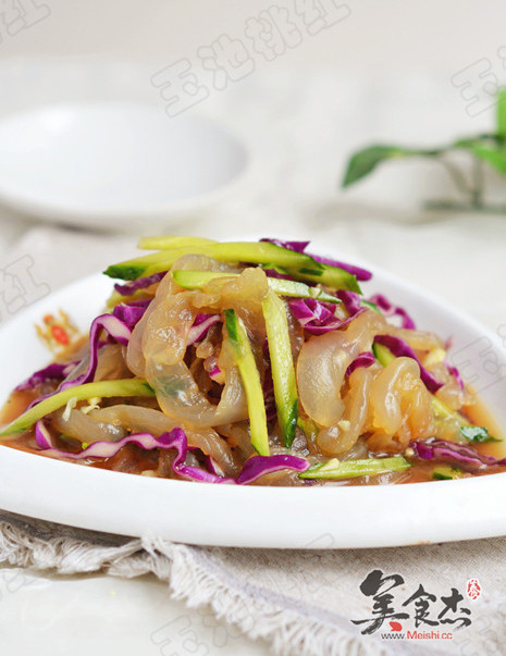 Cold Jellyfish and Purple Cabbage recipe