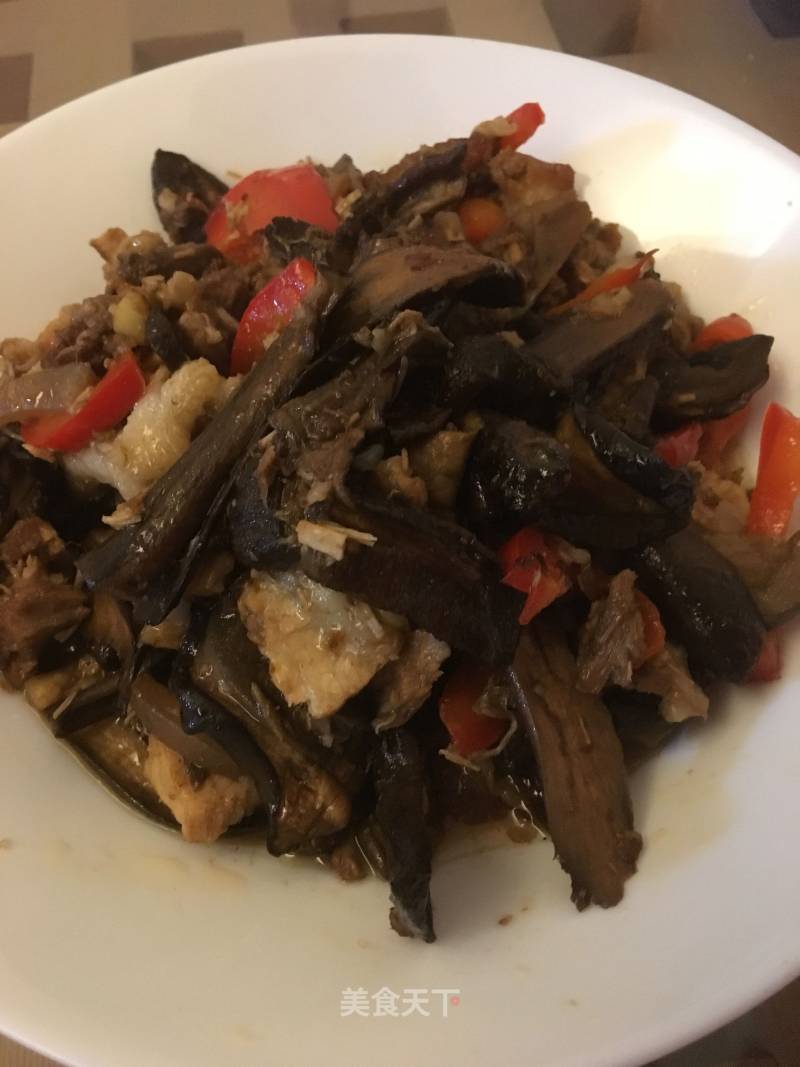Stir-fried Pork Belly with Porcini Mushrooms
