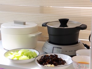 Healthy Low-calorie Home Cooking——scrambled Eggs with Shrimps, Lettuce, Fungus [panasonic Split Rice Cooker] recipe