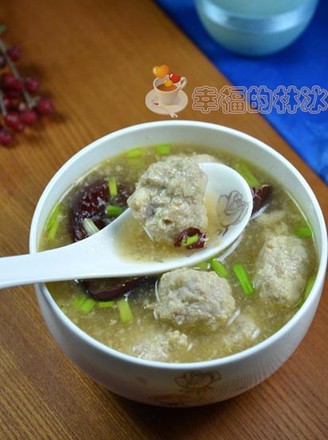 Red Date Meatball Soup recipe