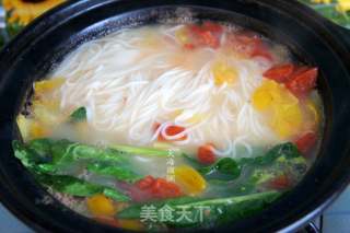 Rice Noodles with Soup recipe