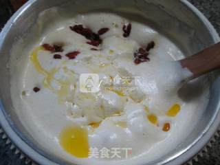 Chinese Wolfberry Steamed Cake recipe