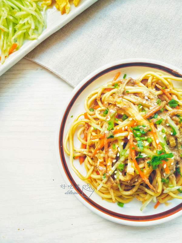 Cold Noodles with Sesame Sauce recipe