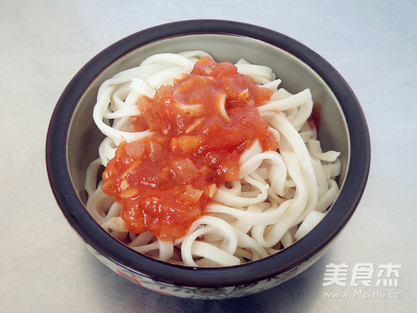 Pizza Sauce Noodles recipe