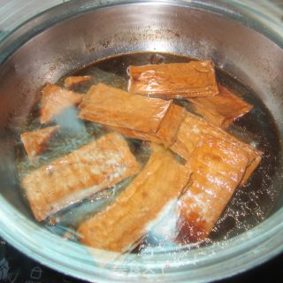 Marinated Tofu with Garlic and Chili recipe