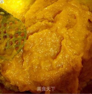 Homemade Pumpkin Pie with Bean Paste recipe