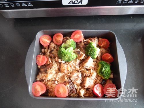Black Pepper Ribs Rice recipe