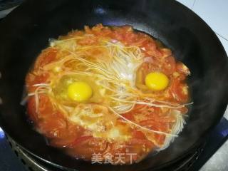 Tomato and Egg Soup Noodle Soup recipe