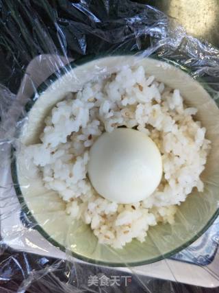 "egg Food" Reunion Round Egg Rice Ball recipe