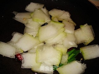 Vegetarian Fried Eastern Pumpkin recipe