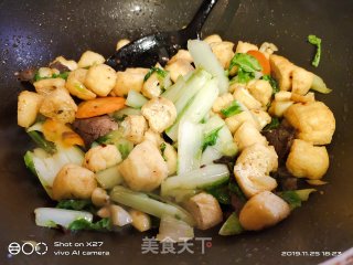 Stir-fried Tofu with Cabbage Root recipe