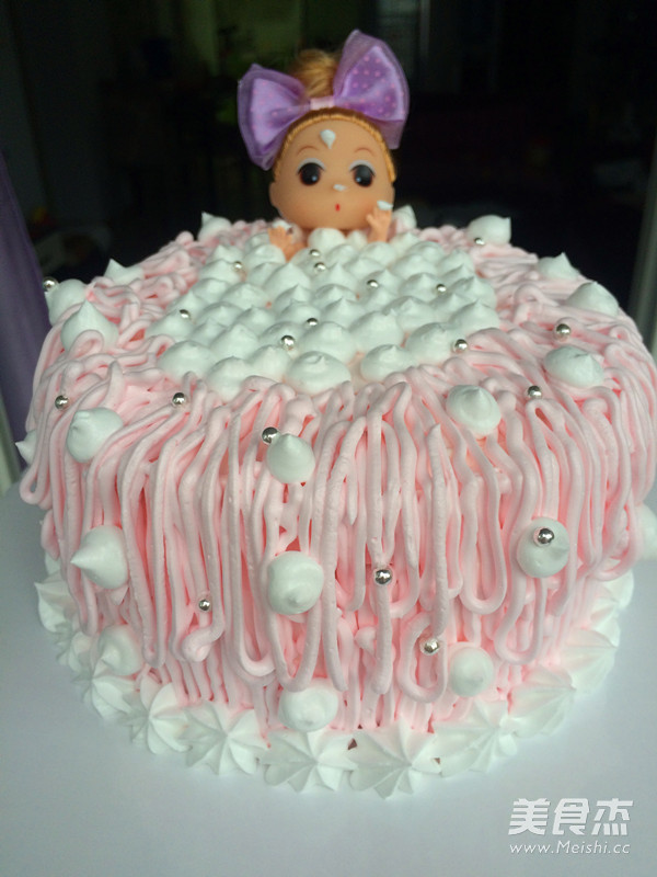 Confused Doll Birthday Cake recipe