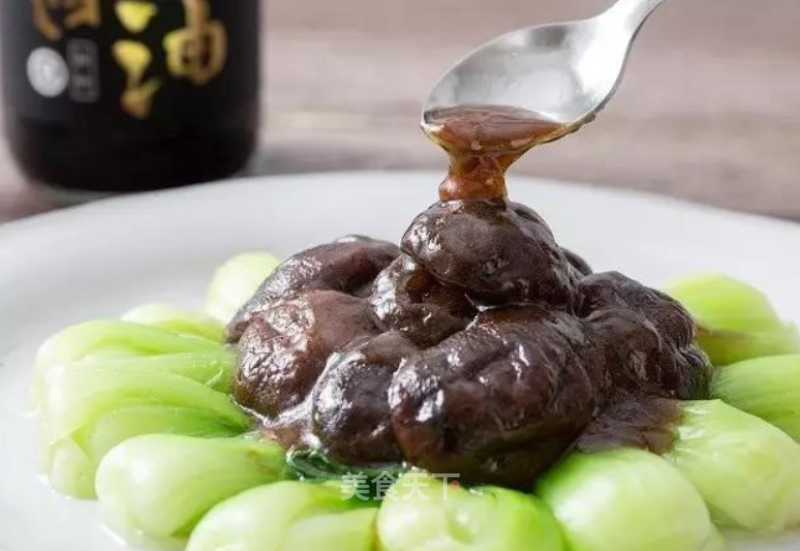 Shiitake Mushroom and Choy Sum (yushu Money) recipe